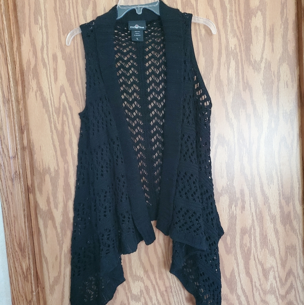 It's our time sleeveless shawl